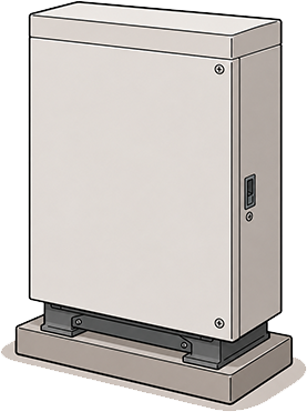家庭用蓄電池のイラスト