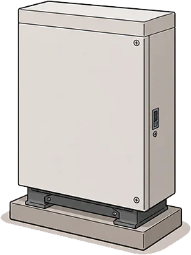 家庭用蓄電池のイラスト